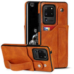 Crazy Horse Texture TPU antiurto + custodia in pelle PU con slot per schede e supporto per cinturino da polso, For Samsung Galaxy S20 Ultra, For Samsung Galaxy Note20, For Samsung Galaxy Note20 Ultra