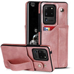 Crazy Horse Texture TPU antiurto + custodia in pelle PU con slot per schede e supporto per cinturino da polso, For Samsung Galaxy S20 Ultra, For Samsung Galaxy Note20, For Samsung Galaxy Note20 Ultra
