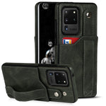Crazy Horse Texture TPU antiurto + custodia in pelle PU con slot per schede e supporto per cinturino da polso, For Samsung Galaxy S20 Ultra, For Samsung Galaxy Note20, For Samsung Galaxy Note20 Ultra