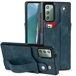 Crazy Horse Texture TPU antiurto + custodia in pelle PU con slot per schede e supporto per cinturino da polso, For Samsung Galaxy S20 Ultra, For Samsung Galaxy Note20, For Samsung Galaxy Note20 Ultra
