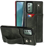 Crazy Horse Texture TPU antiurto + custodia in pelle PU con slot per schede e supporto per cinturino da polso, For Samsung Galaxy S20 Ultra, For Samsung Galaxy Note20, For Samsung Galaxy Note20 Ultra