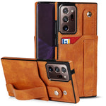 Crazy Horse Texture TPU antiurto + custodia in pelle PU con slot per schede e supporto per cinturino da polso, For Samsung Galaxy S20 Ultra, For Samsung Galaxy Note20, For Samsung Galaxy Note20 Ultra