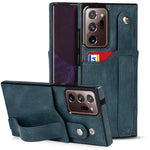 Crazy Horse Texture TPU antiurto + custodia in pelle PU con slot per schede e supporto per cinturino da polso, For Samsung Galaxy S20 Ultra, For Samsung Galaxy Note20, For Samsung Galaxy Note20 Ultra