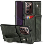 Crazy Horse Texture TPU antiurto + custodia in pelle PU con slot per schede e supporto per cinturino da polso, For Samsung Galaxy S20 Ultra, For Samsung Galaxy Note20, For Samsung Galaxy Note20 Ultra
