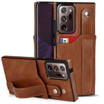 Crazy Horse Texture TPU antiurto + custodia in pelle PU con slot per schede e supporto per cinturino da polso, For Samsung Galaxy S20 Ultra, For Samsung Galaxy Note20, For Samsung Galaxy Note20 Ultra