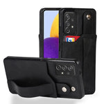 Crazy Horse Texture TPU antiurto + custodia in pelle PU con slot per schede e supporto per cinturino da polso, For Samsung Galaxy A82 5G, For Samsung Galaxy A72 5G / 4G, For Samsung Galaxy A52 5G / 4G