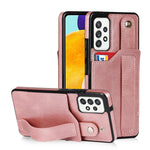 Crazy Horse Texture TPU antiurto + custodia in pelle PU con slot per schede e supporto per cinturino da polso, For Samsung Galaxy A82 5G, For Samsung Galaxy A72 5G / 4G, For Samsung Galaxy A52 5G / 4G