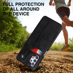 Crazy Horse Texture TPU antiurto + custodia in pelle PU con slot per schede e supporto per cinturino da polso, For Samsung Galaxy A32 5G, For Samsung Galaxy A22 5G