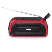 Nuovo Rixing NR-906FM TWS Altoparlante Bluetooth impermeabile Supporto chiamate in vivavoce / FM con maniglia e antenna, NR-906FM (Emerald Green), NR-906FM (Black), NR-906FM (Red), NR-906FM (Army Green), NR-906FM (Dark Blue)