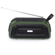 Nuovo Rixing NR-906FM TWS Altoparlante Bluetooth impermeabile Supporto chiamate in vivavoce / FM con maniglia e antenna, NR-906FM (Emerald Green), NR-906FM (Black), NR-906FM (Red), NR-906FM (Army Green), NR-906FM (Dark Blue)