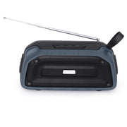 Nuovo Rixing NR-906FM TWS Altoparlante Bluetooth impermeabile Supporto chiamate in vivavoce / FM con maniglia e antenna, NR-906FM (Emerald Green), NR-906FM (Black), NR-906FM (Red), NR-906FM (Army Green), NR-906FM (Dark Blue)