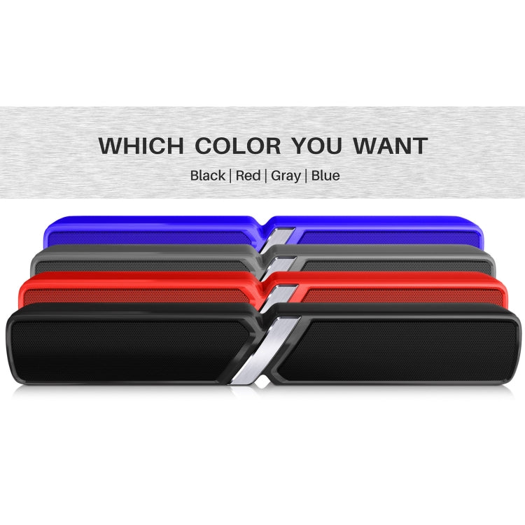 NewRixing NR-6017 Altoparlante Bluetooth portatile per esterni, supporto chiamate in vivavoce / scheda TF / disco FM / U