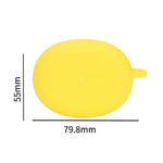 Custodia protettiva in silicone per auricolari wireless anticaduta con gancio, For OPPO Enco Free 2