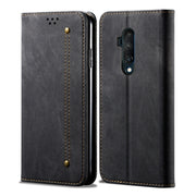 Custodia in pelle a conchiglia orizzontale in stile casual con texture denim con supporto, slot per schede e portafoglio, For OnePlus 7T Pro, For Xiaomi Mi 9T / Redmi K20, For Xiaomi Mi 9T Pro / Redmi K20, For Xiaomi Mi CC9 / Mi 9 Lite                 ...