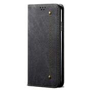 Custodia in pelle a conchiglia orizzontale in stile casual con texture denim con supporto, slot per schede e portafoglio, For OnePlus 7T Pro, For Xiaomi Mi 9T / Redmi K20, For Xiaomi Mi 9T Pro / Redmi K20, For Xiaomi Mi CC9 / Mi 9 Lite                 ...