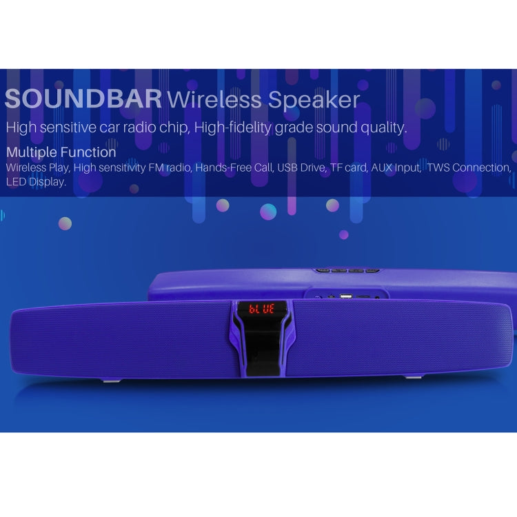 NewRixing NR-7017 Altoparlante Bluetooth portatile da esterno, supporto chiamate in vivavoce / scheda TF / disco FM / U