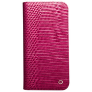 QIALINO Piccola custodia in pelle orizzontale a libro con struttura in coccodrillo con supporto, slot per carte e portafoglio, For iPhone 13, For iPhone 13 Pro, For iPhone 13 Pro Max