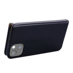 Custodia portafoglio in pelle con slot carte per smartphone