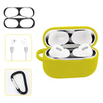 Custodia in silicone per AirPods Pro con gancio e corda