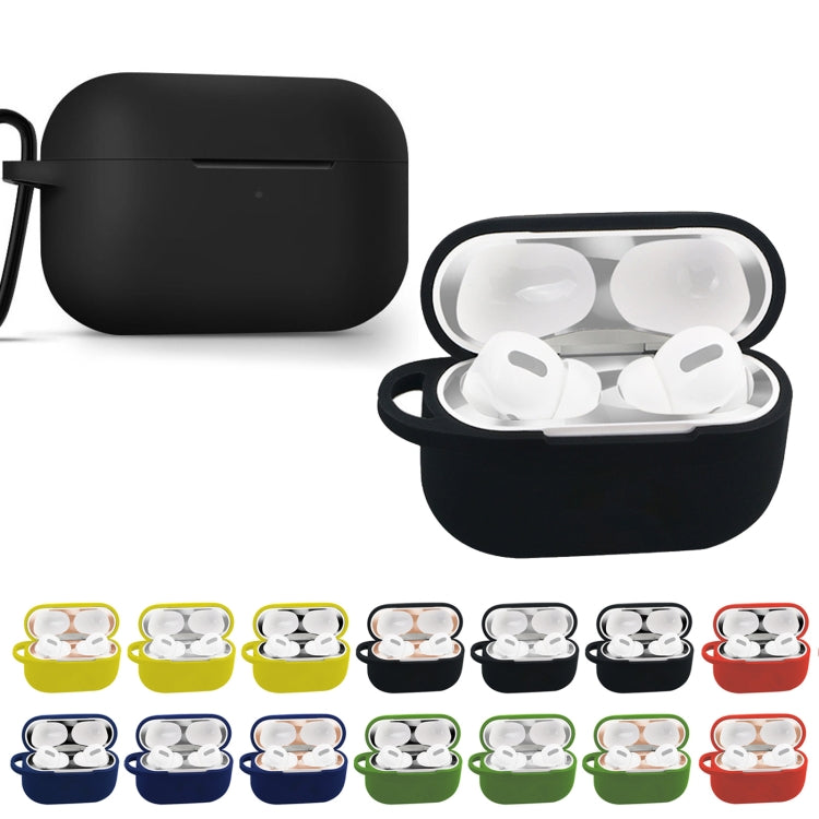 Custodia in silicone per AirPods Pro con gancio e corda