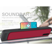NewRixing NR-7018 Altoparlante Bluetooth portatile da esterno con supporto per telefono, supporto chiamate in vivavoce / scheda TF / disco FM / U