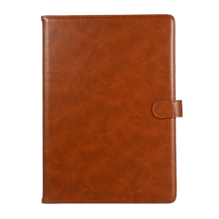 Custodia in pelle a vibrazione orizzontale Crazy Horse Texture con fibbia e supporto, fessure per carte, portafoglio e cornice per foto, For iPad 9.7 2018 / 2017, For iPad 10.2 2021 2020 2019 / 10.5