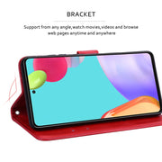 Custodia in pelle PU con vibrazione orizzontale in rilievo rosa con supporto, slot per carte e portafoglio, For Xiaomi Redmi 10