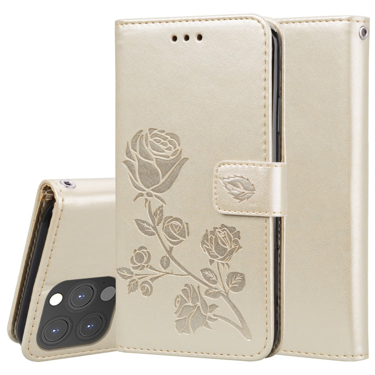 Custodia in pelle PU con vibrazione orizzontale in rilievo rosa con supporto, slot per carte e portafoglio, For iPhone 13 mini, For iPhone 13, For iPhone 13 Pro, For iPhone 13 Pro Max