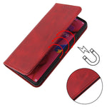 Custodia in pelle a vibrazione orizzontale magnetica con struttura in vitello con supporto, slot per carte e portafoglio, For Huawei P30, For Huawei P30 Pro, For Huawei P40