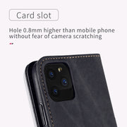 Custodia in pelle a conchiglia orizzontale in stile casual con texture denim con supporto, slot per schede e portafoglio, For Xiaomi 11T Pro