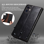 Custodia in pelle a vibrazione orizzontale con texture Crazy Horse cerata semplice con slot per schede, supporto e portafoglio, For Xiaomi 11T Pro