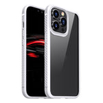 Custodia antiurto per airbag a quattro angoli in fibra di carbonio serie MG TPU + Clear PC, For iPhone 13 mini, For iPhone 13, For iPhone 13 Pro, For iPhone 13 Pro Max