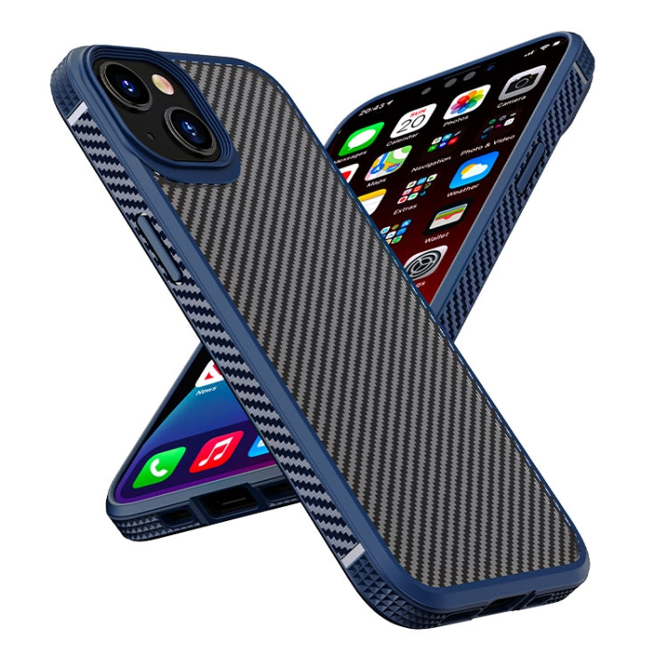 iPAKY Custodia antiurto in fibra di carbonio TPU + PC serie MG, For iPhone 13 mini, For iPhone 13, For iPhone 13 Pro, For iPhone 13 Pro Max