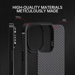 iPAKY Custodia antiurto in fibra di carbonio TPU + PC serie MG, For iPhone 13 mini, For iPhone 13, For iPhone 13 Pro, For iPhone 13 Pro Max