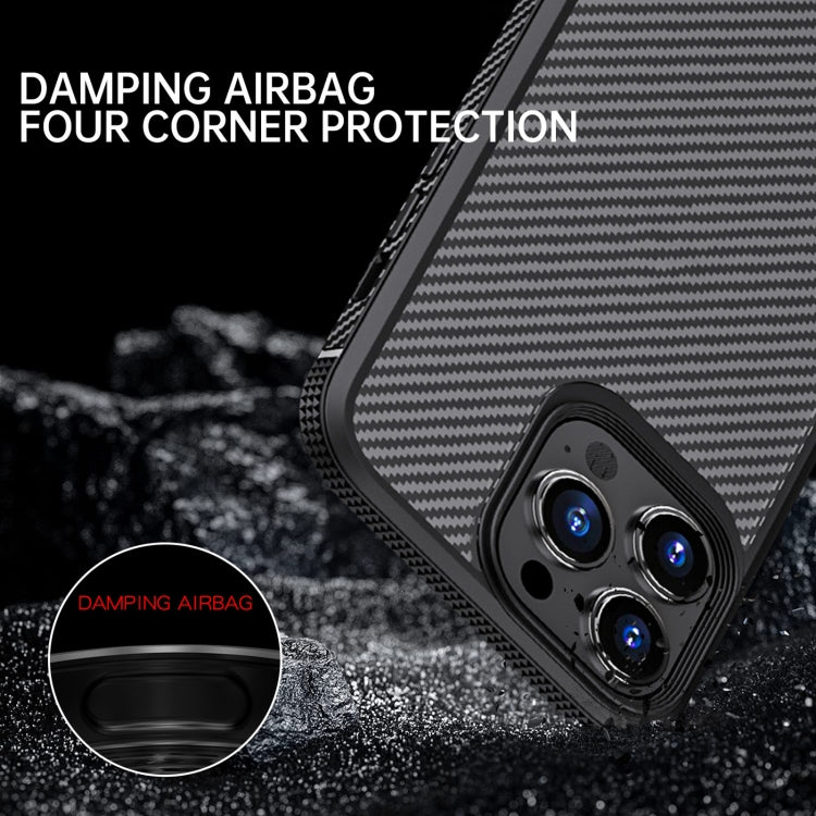 iPAKY Custodia antiurto in fibra di carbonio TPU + PC serie MG, For iPhone 13 mini, For iPhone 13, For iPhone 13 Pro, For iPhone 13 Pro Max