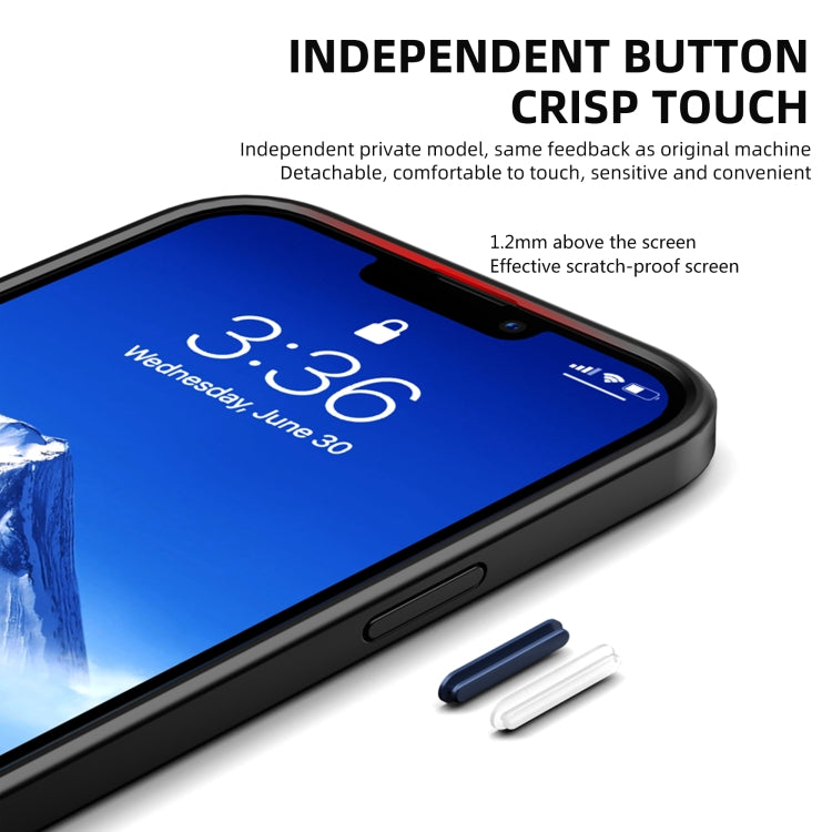 Custodia protettiva TPU e PC per iPhone 13