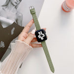 Cinturino di ricambio per cinturino in pelle a scacchi per Apple Watch Series, 7 41mm/6&SE&5&4 40mm/3&2&1 38mm, 7 45mm/6&SE&5&4 44mm/3&2&1 42mm