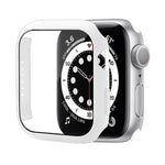Custodia protettiva per PC antiurto con pellicola in vetro temperato, For Apple Watch Series 9 / 8 / 7 41mm