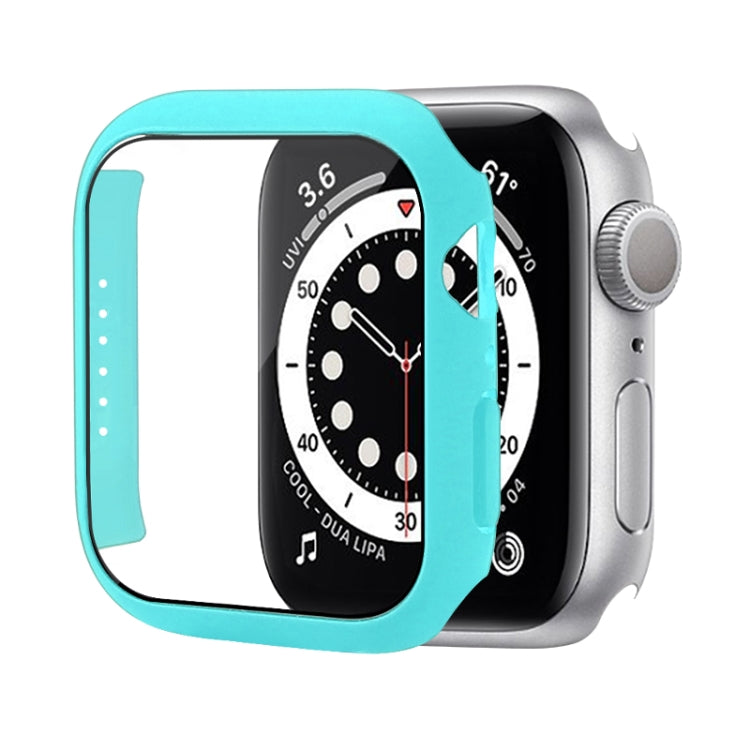 Custodia protettiva per PC antiurto con pellicola in vetro temperato, For Apple Watch Series 9 / 8 / 7 41mm