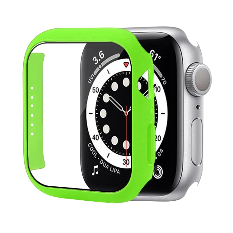 Custodia protettiva per PC antiurto con pellicola in vetro temperato, For Apple Watch Series 9 / 8 / 7 41mm