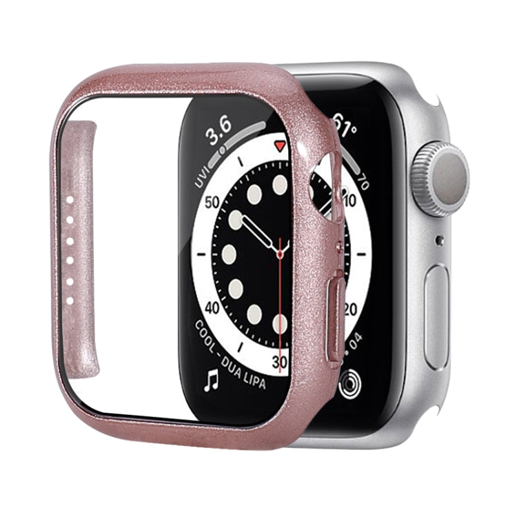 Custodia protettiva per PC antiurto con pellicola in vetro temperato, For Apple Watch Series 9 / 8 / 7 41mm
