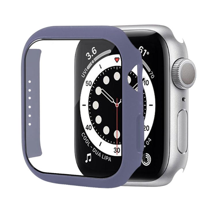 Custodia protettiva per PC antiurto con pellicola in vetro temperato, For Apple Watch Series 9 / 8 / 7 41mm