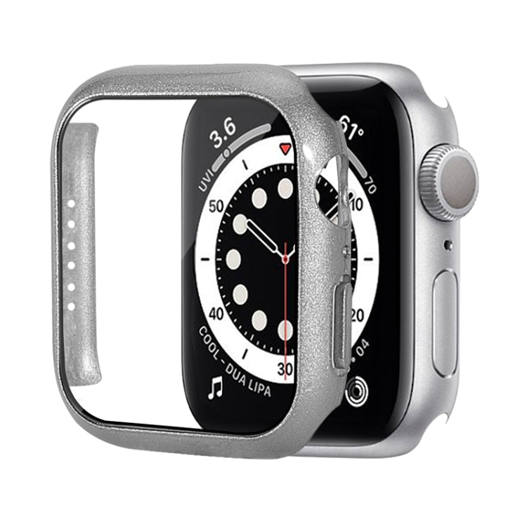 Custodia protettiva per PC antiurto con pellicola in vetro temperato, For Apple Watch Series 9 / 8 / 7 41mm