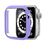 Custodia protettiva per PC antiurto con pellicola in vetro temperato, For Apple Watch Series 9 / 8 / 7 41mm