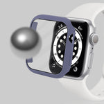 Custodia protettiva per PC antiurto con pellicola in vetro temperato, For Apple Watch Series 9 / 8 / 7 41mm