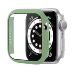 Custodia protettiva per PC antiurto con pellicola in vetro temperato, For Apple Watch Series 9 / 8 / 7 45mm