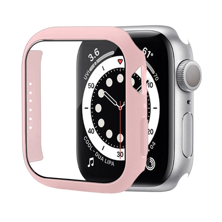 Custodia protettiva per PC antiurto con pellicola in vetro temperato, For Apple Watch Series 9 / 8 / 7 45mm