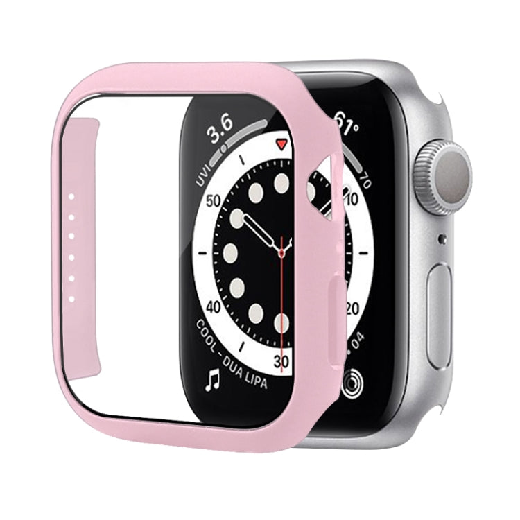 Custodia protettiva per PC antiurto con pellicola in vetro temperato, For Apple Watch Series 9 / 8 / 7 45mm