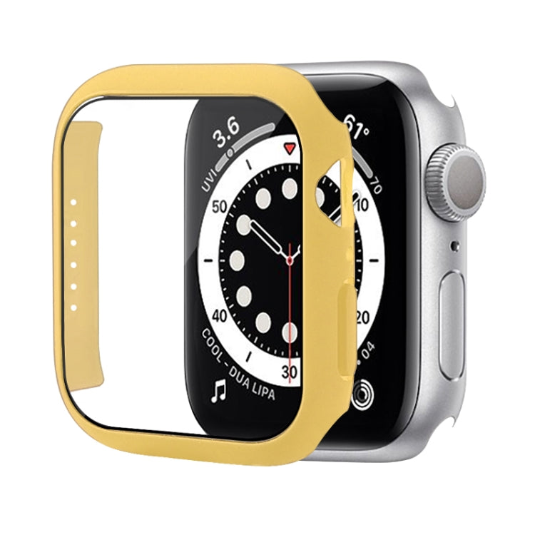 Custodia protettiva per PC antiurto con pellicola in vetro temperato, For Apple Watch Series 9 / 8 / 7 45mm
