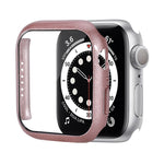 Custodia protettiva per PC antiurto con pellicola in vetro temperato, For Apple Watch Series 9 / 8 / 7 45mm